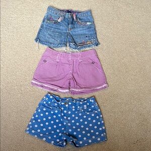 MINI BODEN GAP JEANS MAYORAL Blue Pink White Shorts Heart Stripe Lace Polka Dots